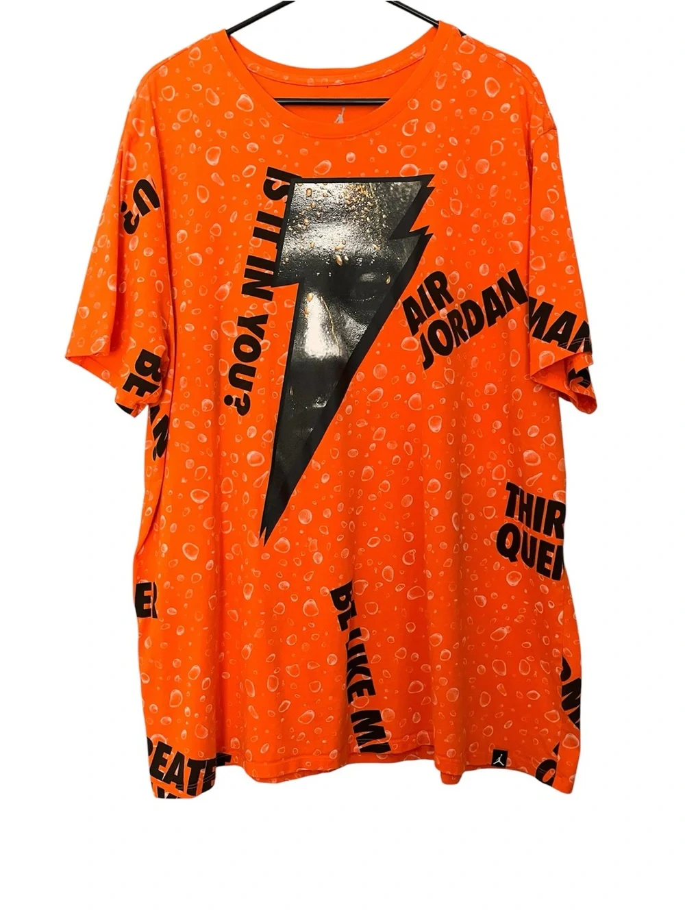 Jordan x Gatorade Be Like Mike Orange Graphic Tee 3XL AJ1165-819